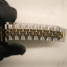 Rolex Datejust 31 ref. 178273 from 2012 in two-tone stainless steel and yellow gold with a factory silver diamond dial, 31mm case, Jubilee bracelet, sapphire crystal, and automatic movement. Presented in very good condition with original 2012 Netherlands certificate, box, tags, certificate holder, and booklets. Detailed product photos show the diamond markers, fluted bezel, case, bracelet, and clasp, offered by Klocksalongen with a 12-month functional warranty.