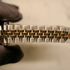 Rolex Datejust 31 ref. 178273 from 2018 in two-tone stainless steel and yellow gold with a factory silver diamond dial, 31mm case, Jubilee bracelet, sapphire crystal, and automatic movement. Presented in very good condition with original Egypt 2018 certificate, box, booklets, and tags. Includes photos detailing the diamond dial, fluted bezel, bracelet, case, and clasp, offered by Klocksalongen with a 12-month functional warranty.